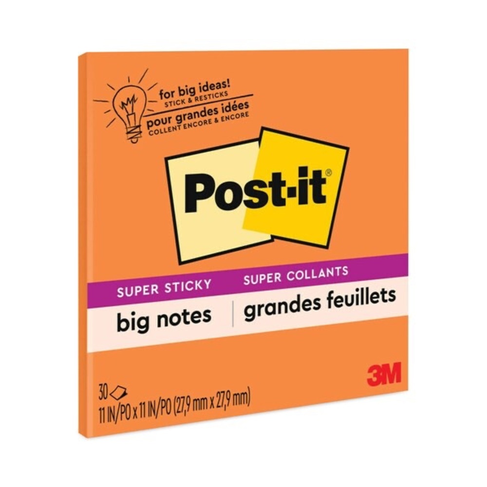 3M Post-it Super Sticky Big Note, Bright Orange #3